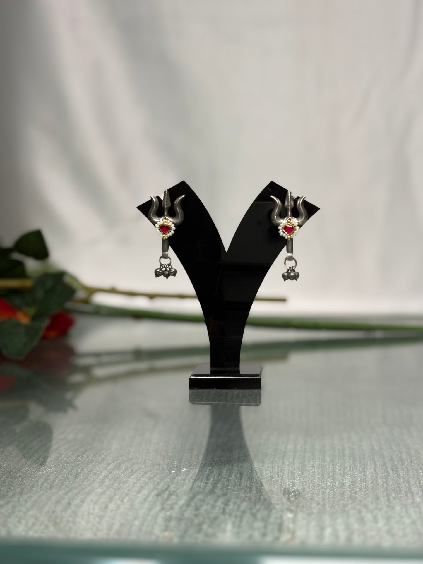 Raktima Temple Mini Jhumkis