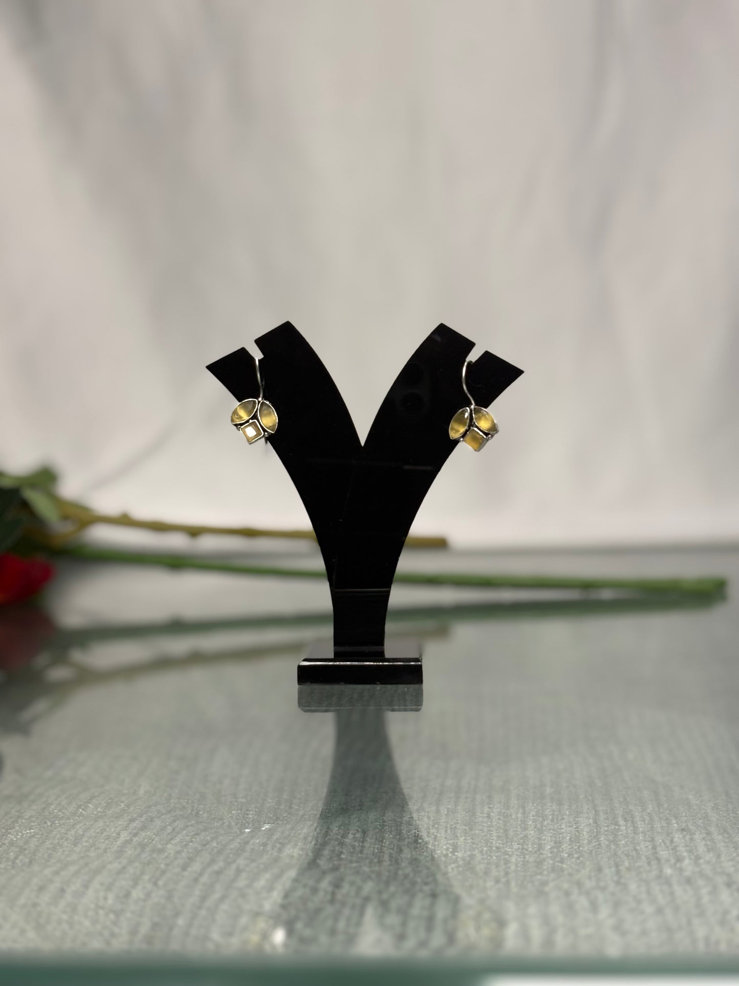 Kanika Golden Bloom Studs