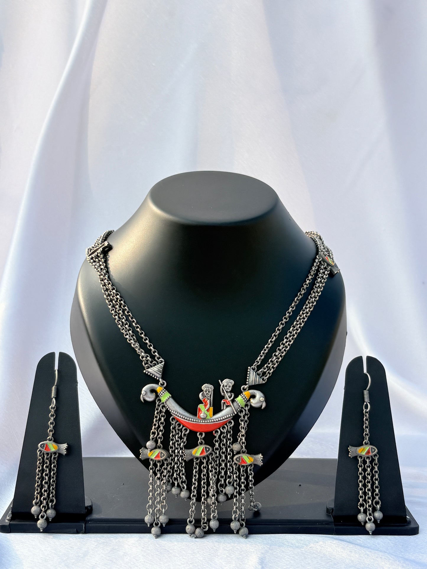 Kalavati Tribal Chain Necklace Set