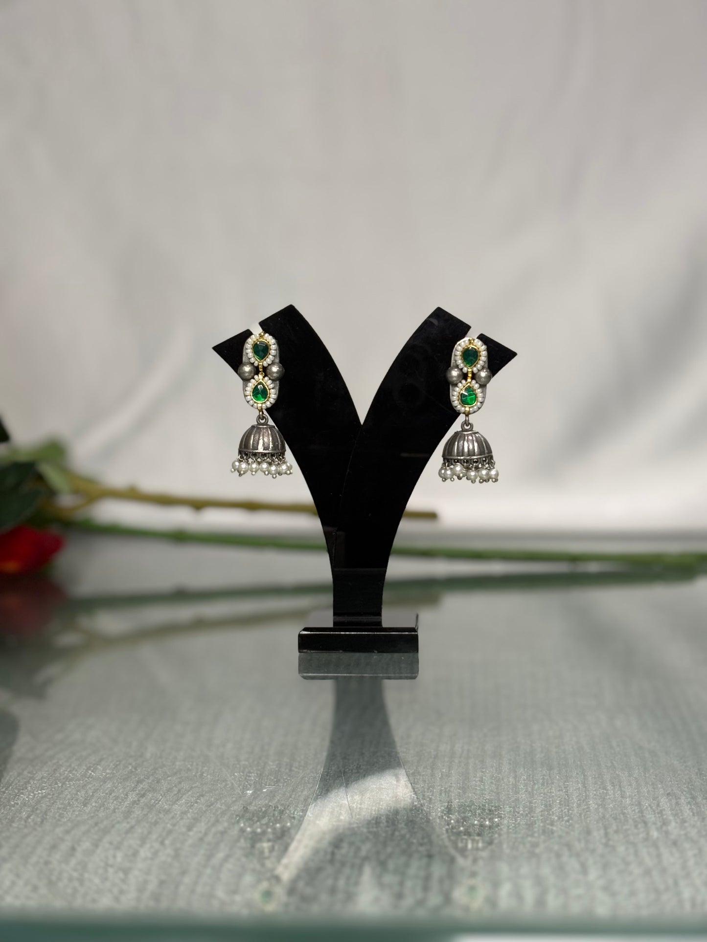 Harini Emerald Mini Jhumka