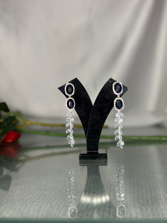 Neelakshi Pearl Thread Drops