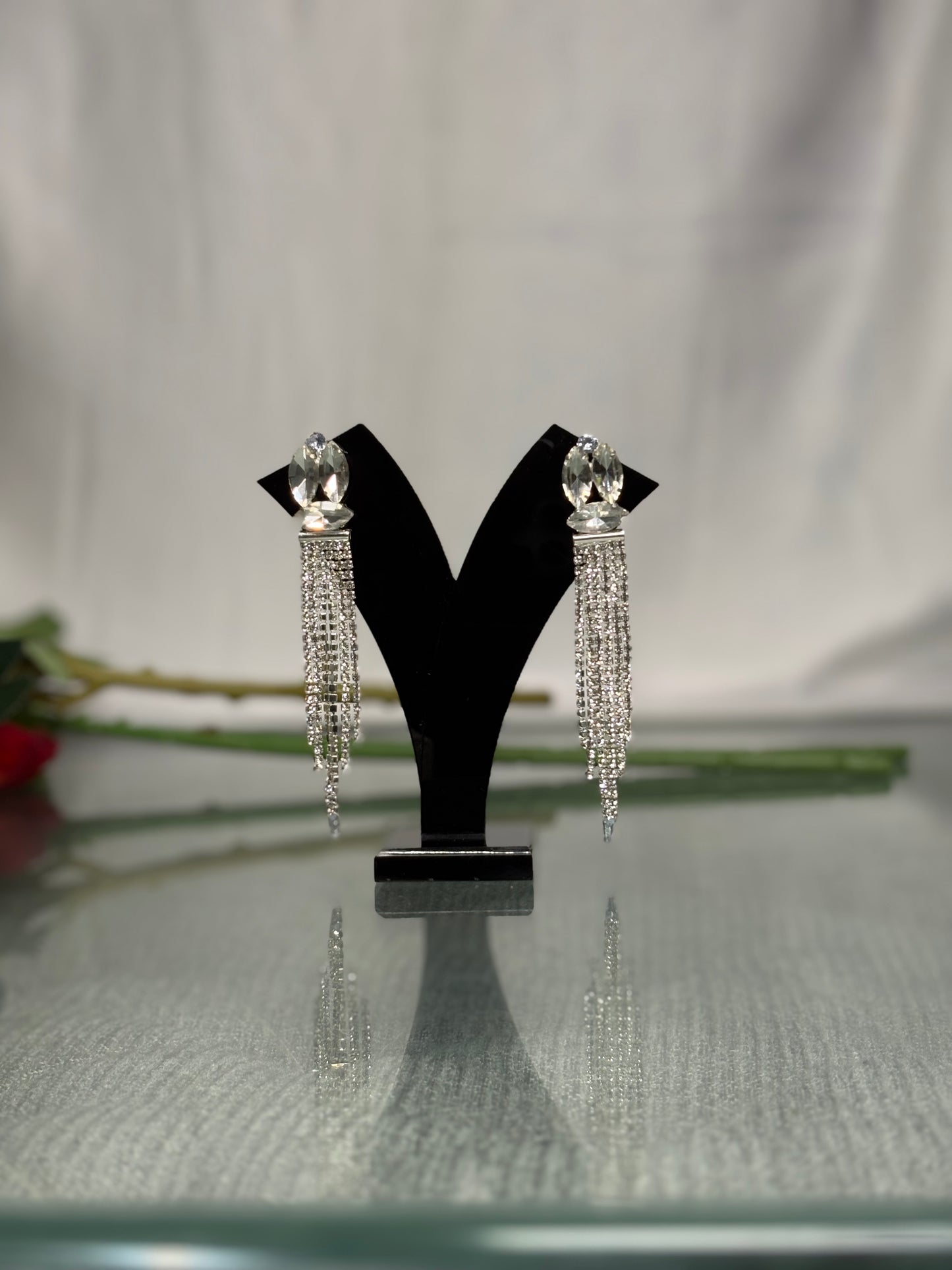 Ira Moonfall Silver Tassel Earrings
