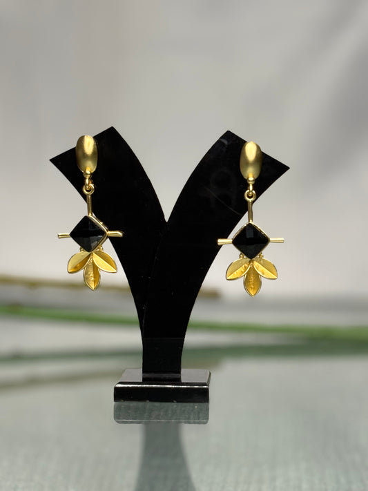 Arunika Noir Bloom Danglers