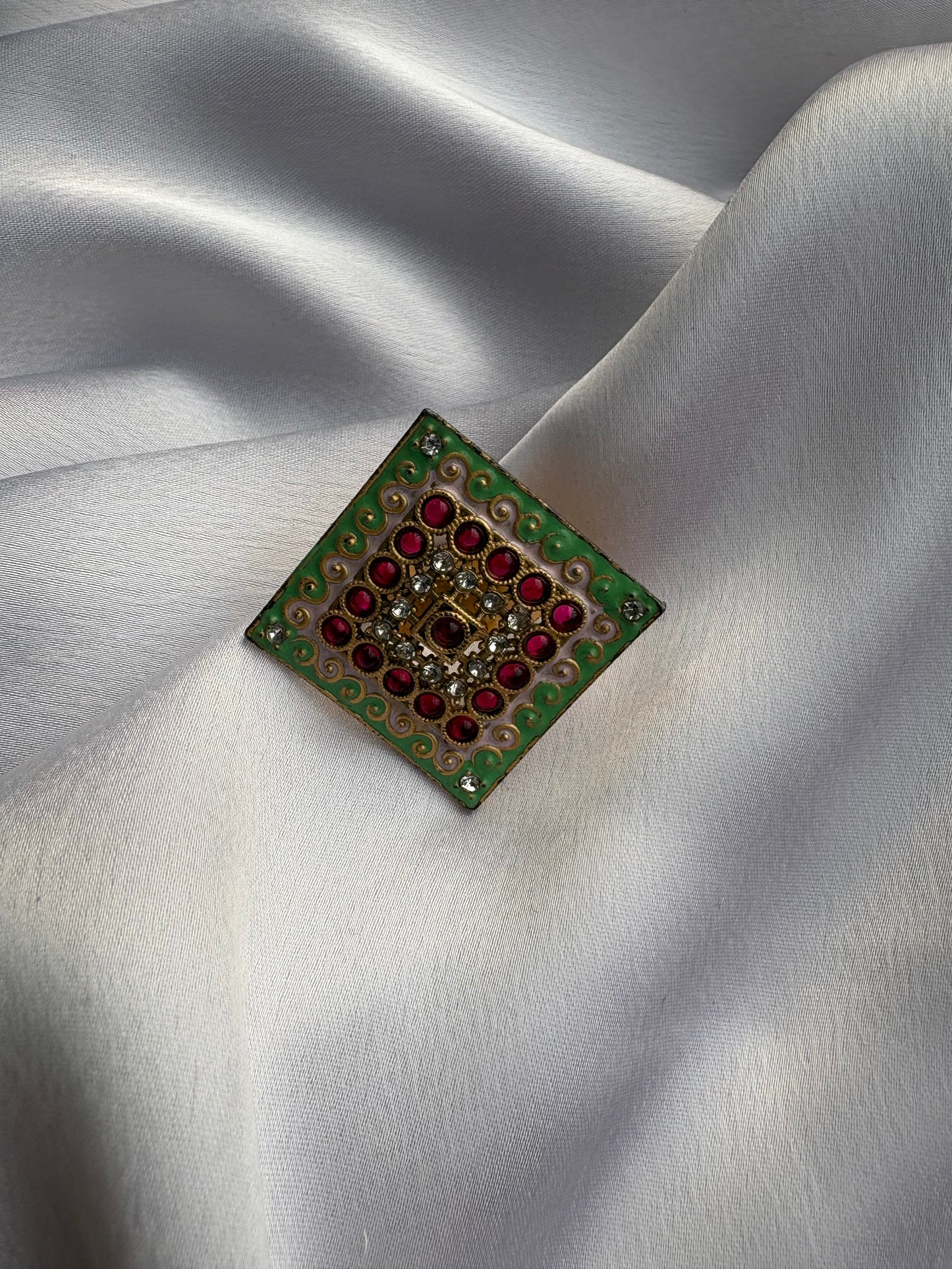 Rajnikaara Navratna Mosaic Ring