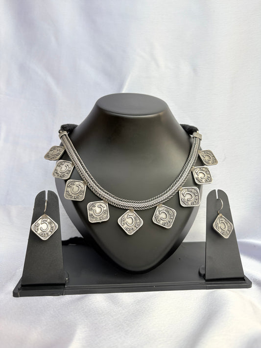 Rajwada Noor Coin Necklace Set