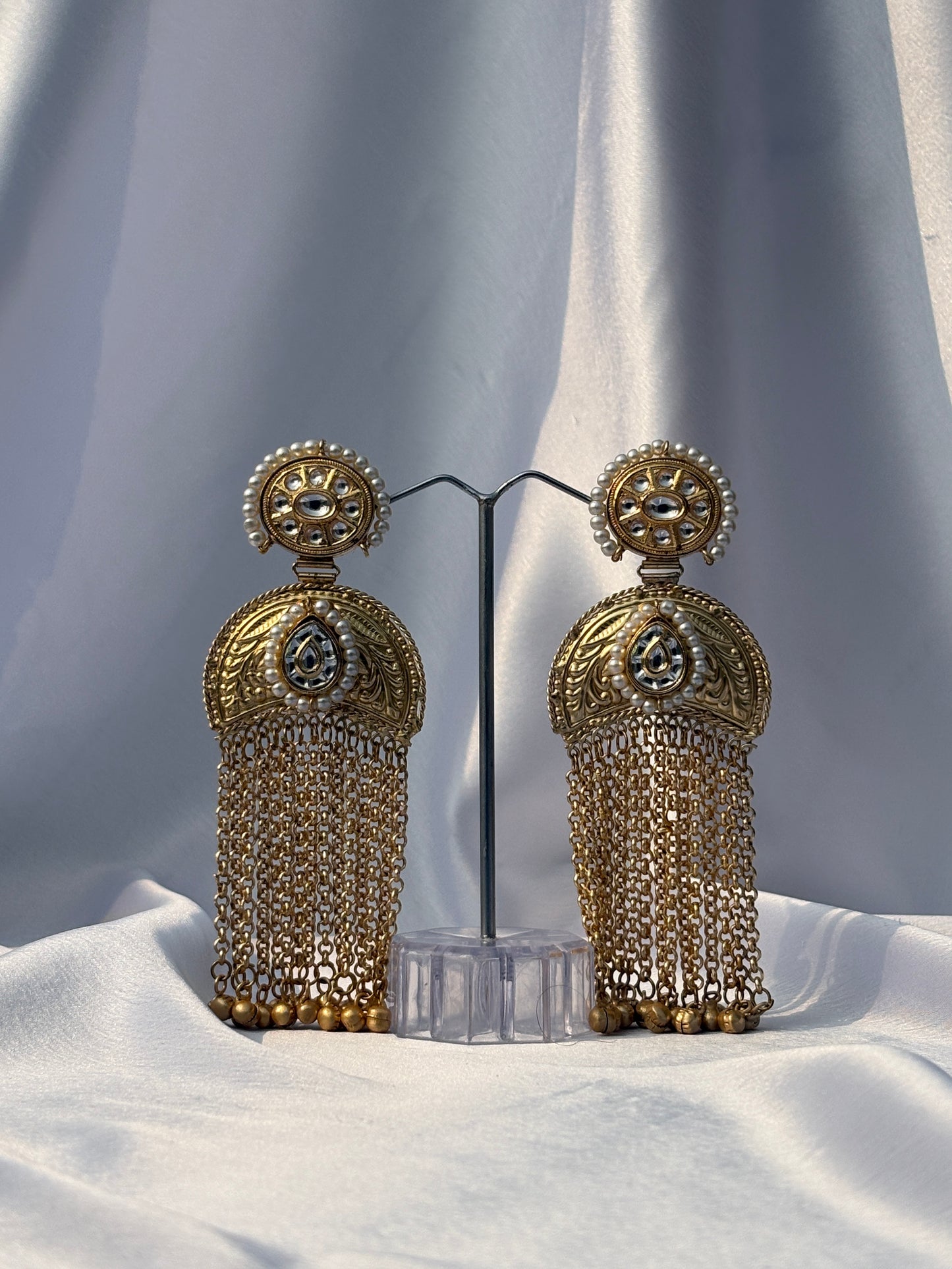 Imperial Pearl Cascade Earrings