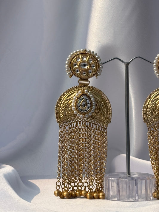 Imperial Pearl Cascade Earrings
