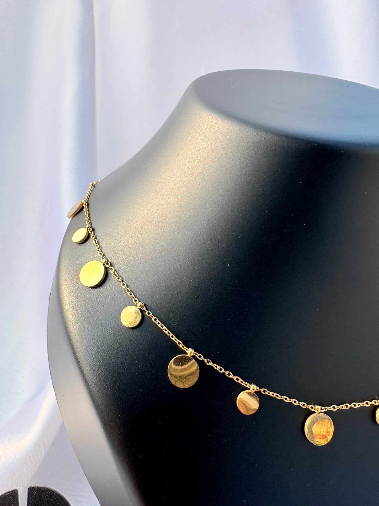 Sunehri Coin Charm Necklace