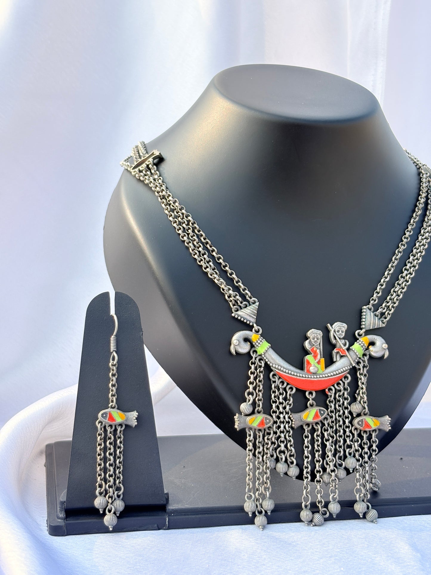 Kalavati Tribal Chain Necklace Set