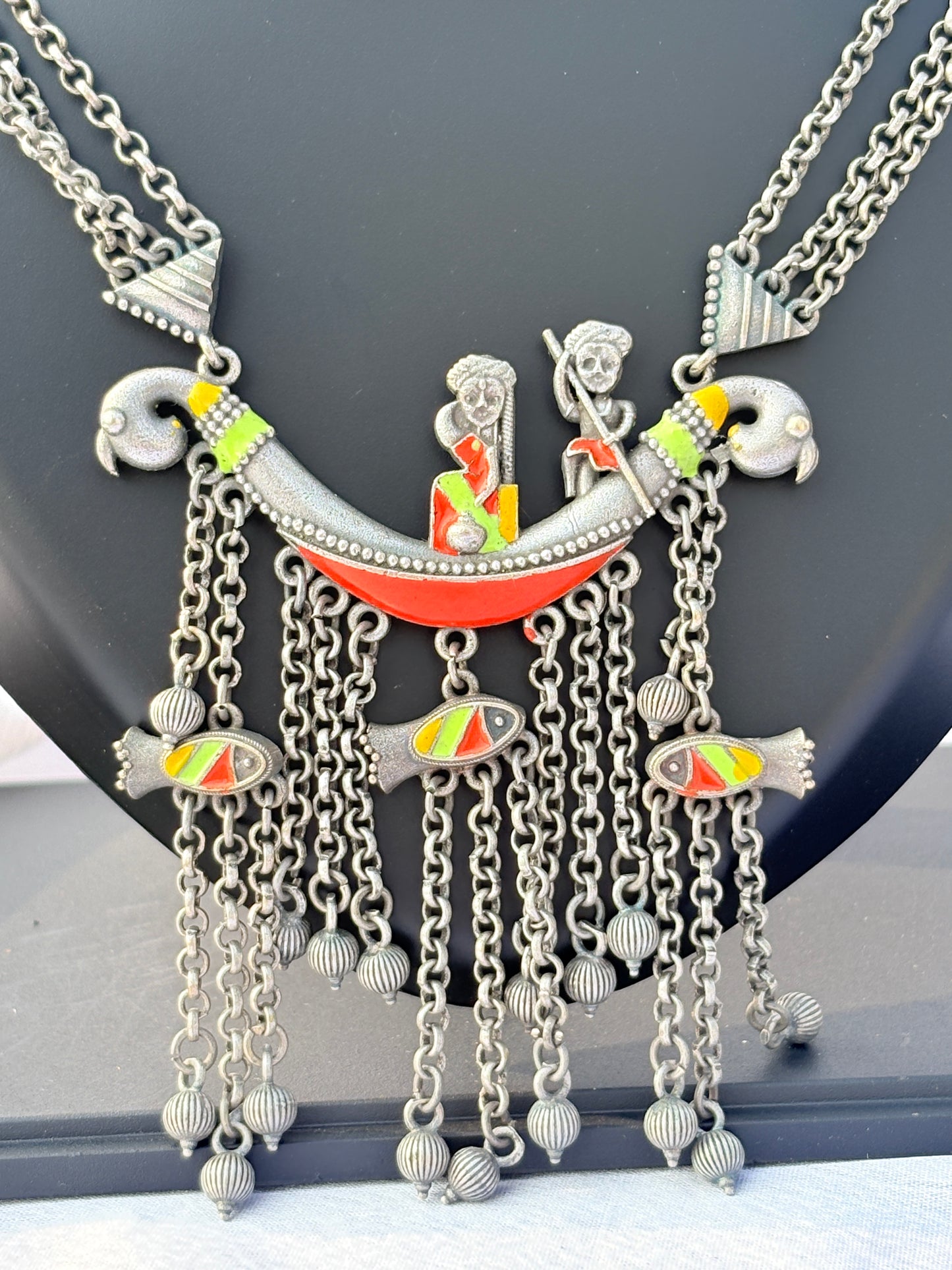 Kalavati Tribal Chain Necklace Set