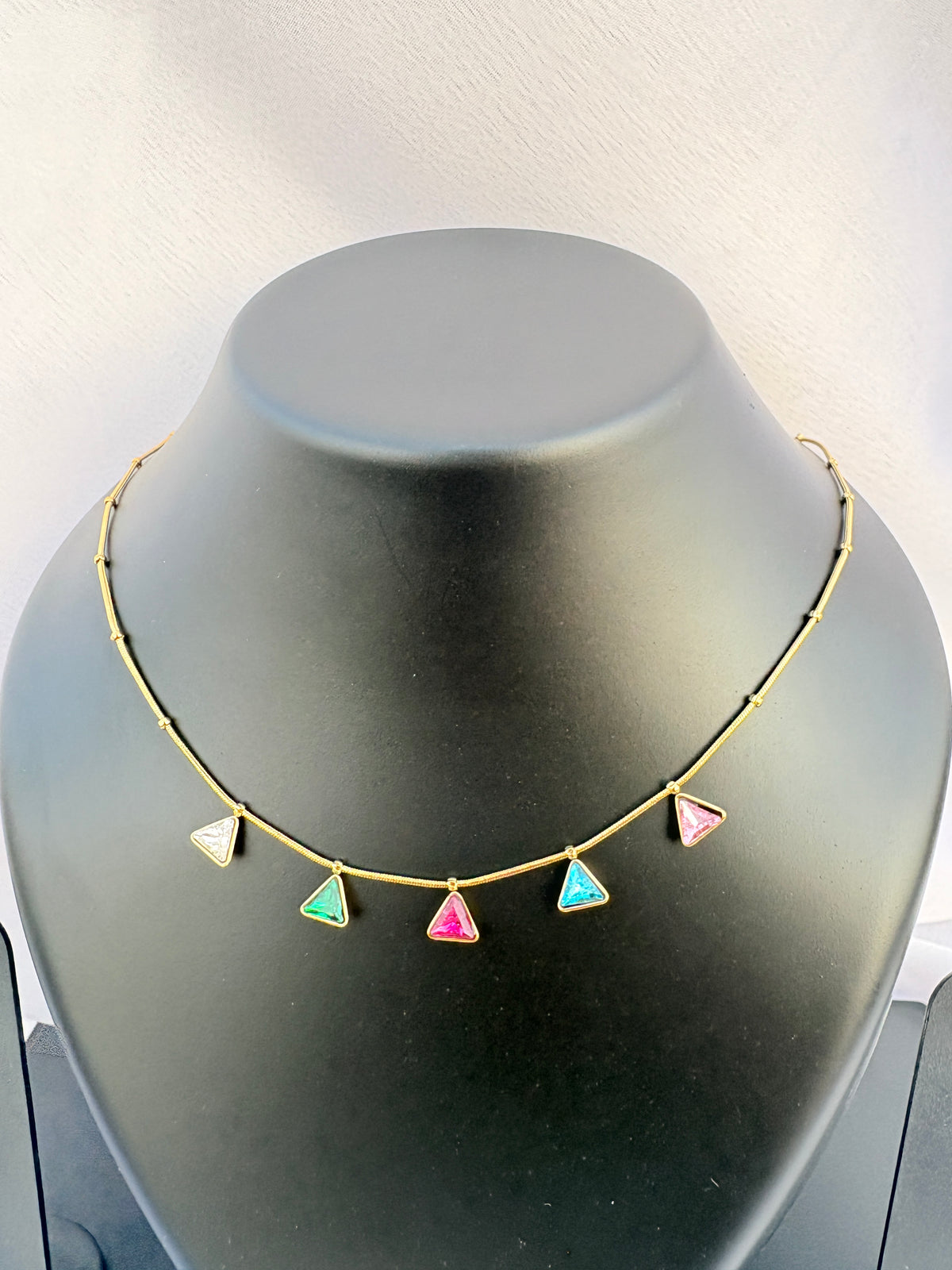 Prism Charm Necklace Set